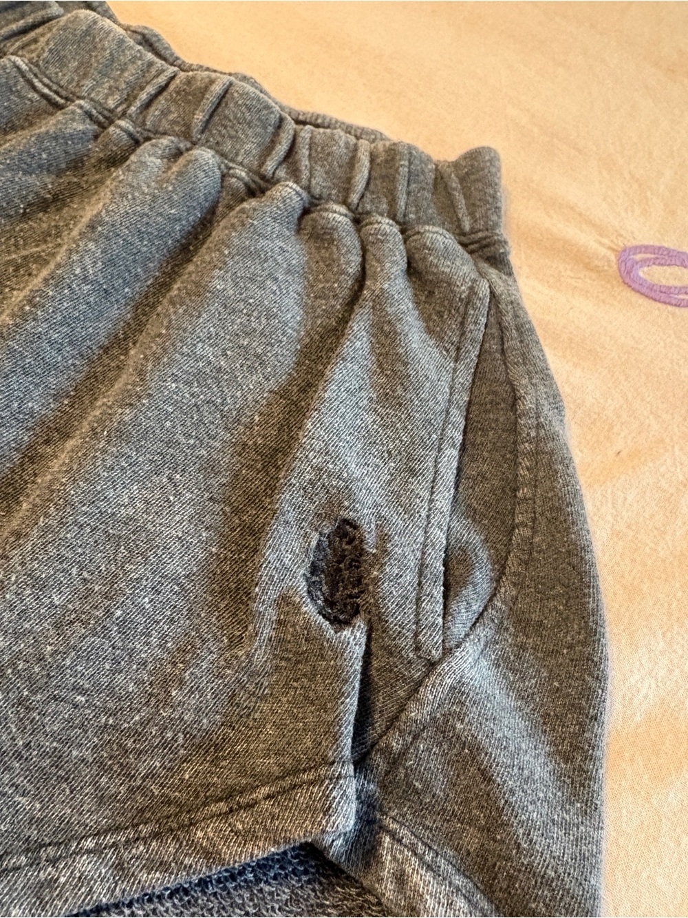 NWOT Free People Movement Around We Go Shorts in Charcoal Gray - Picture 5 of 7